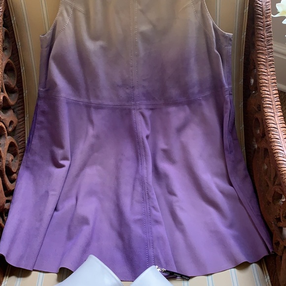 FP GOAT LEATHER SUEDE MOON BEAM MINI DRESS SZ S - Picture 12 of 16